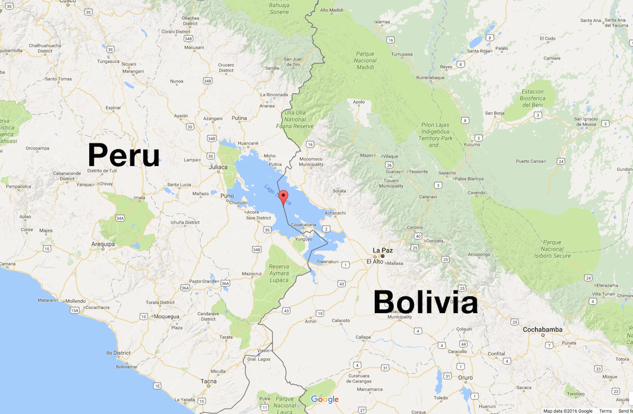 The Peru-Bolivia border cuts through Lake Titicaca, which has been named an Important Bird and Biodiversity Area and an Endemic Bird Area by Birdlife International, is within a Conservation International Biodiversity Hotspot, is a globally important wetland as a Ramsar site, and is part of a Global 200 Ecoregion.