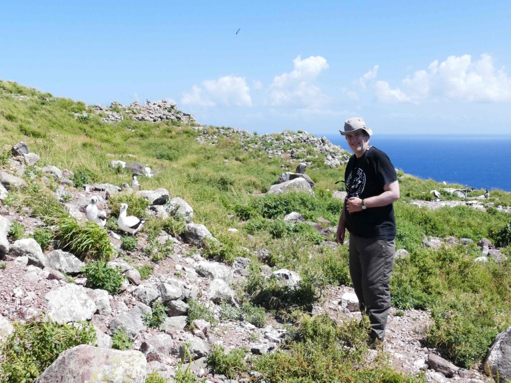 The nesting seabirds are remarkably tame. (Photo by Sophia Steele/FFI)