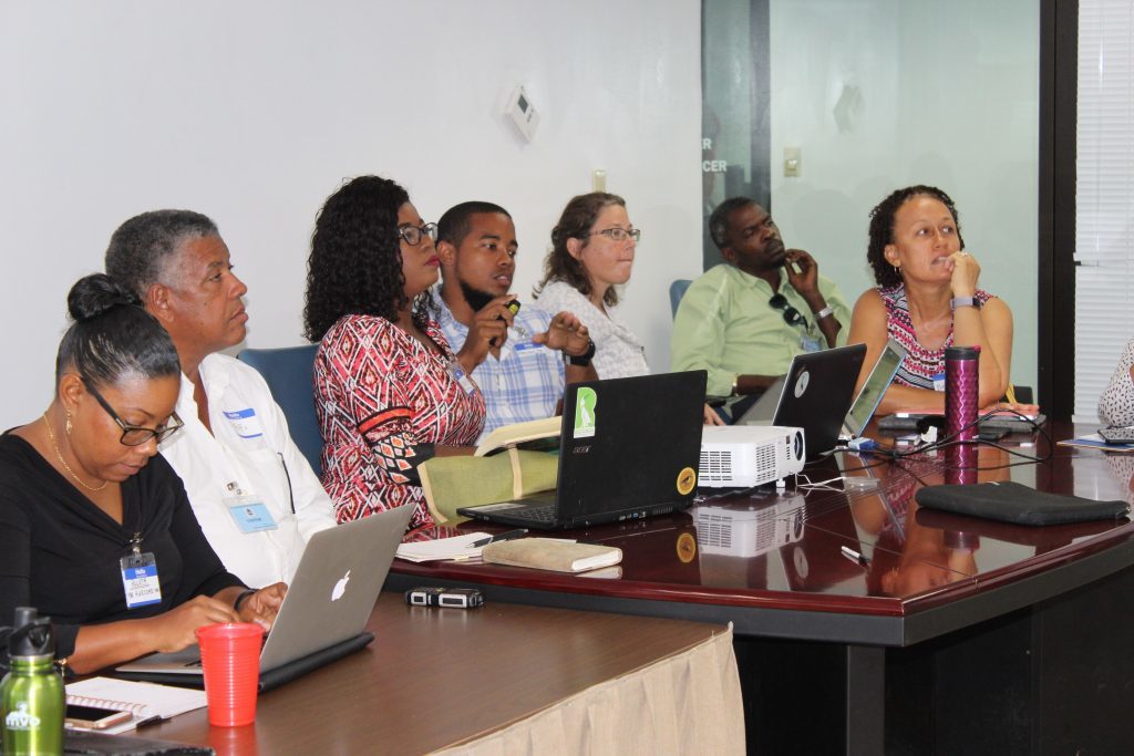 Redonda Steering Committee meeting. (Photo by Natalya Lawrence/ EAG Antigua)