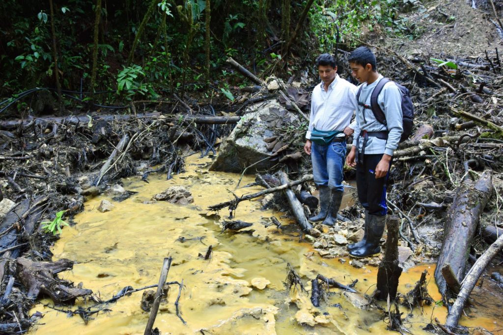 Conservationists are already seeing impacts on water and other natural resources in the Junín Community Reserve. (Photo by William Sacher)