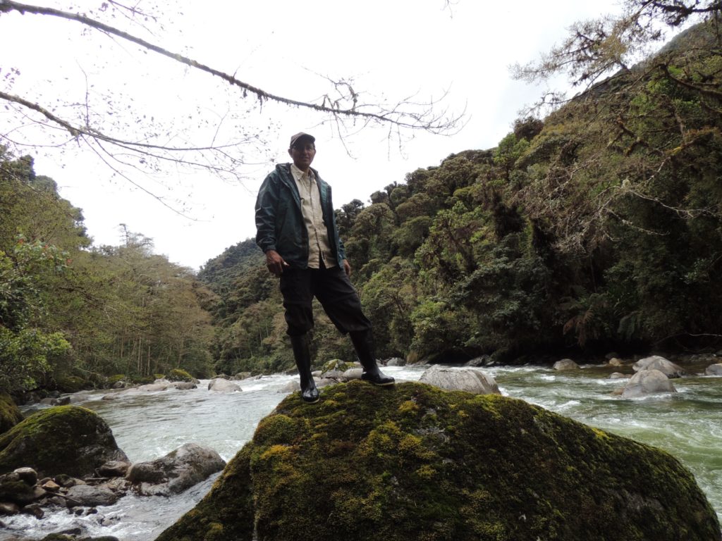 Elicio Tapia used the skills he developed growing up in the jungles of Ecuador to find the lost species. (Photo courtesy of Elicio Tapia)
