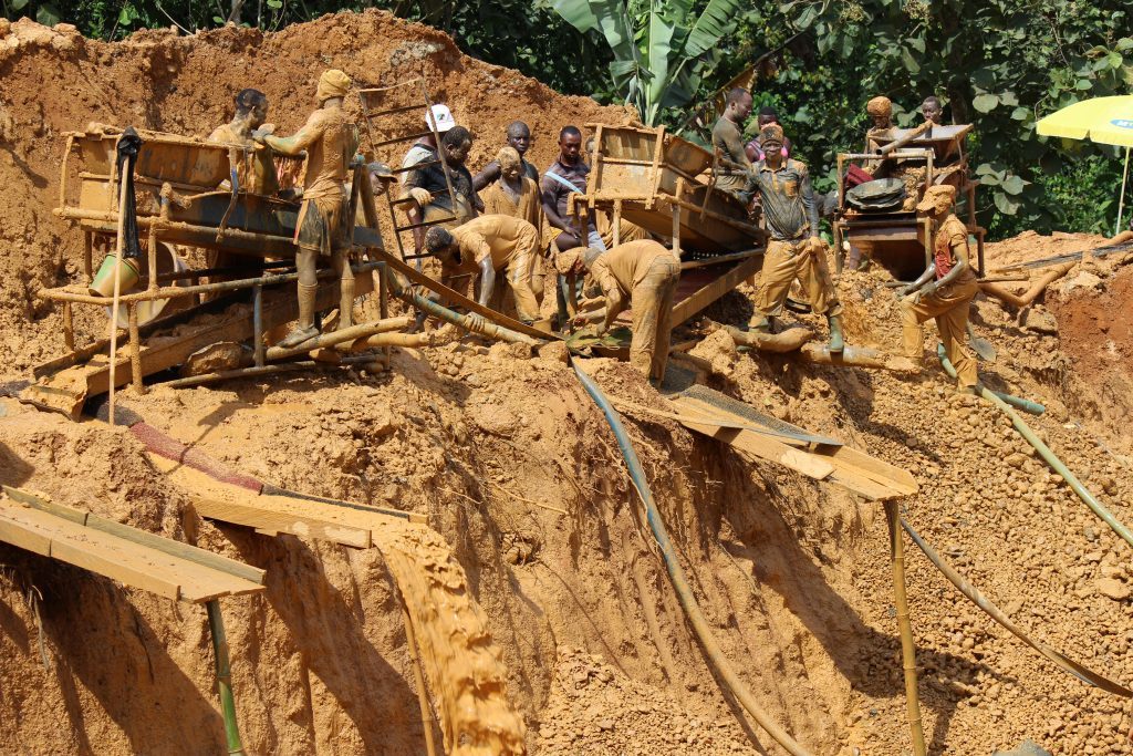 Artisinal gold mining has also posed a threat to Atewa Forest’s health. (Photo by Jeremy Lindsell)
