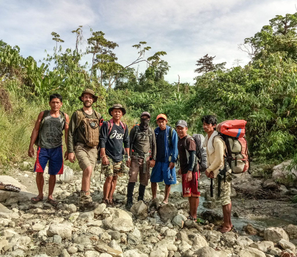 Setting off on patrol once again, this time in Aruyan Malati. The home of a second Tamaraw population, the area faces the same threats, without the protection status of a national park. (Photo by: Jackie Belmonte, Jr., D’Aboville Foundation)
