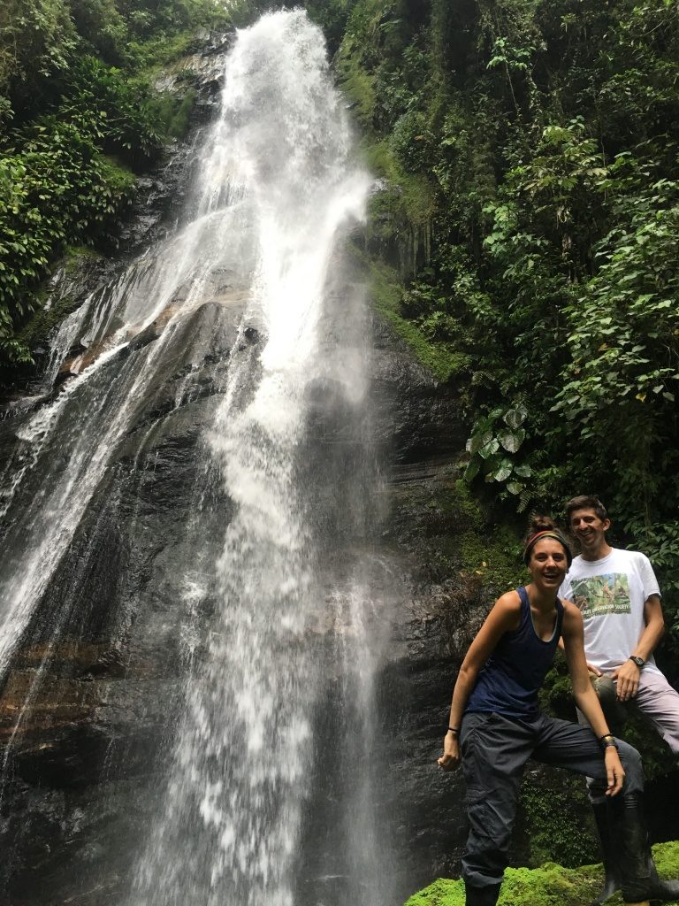 GWC’s Nicaragua Programs Director Chris Jordan joins GWC Associate Conservation Scientist Nikki Roach during the first few days of her search for the Santa Marta Toro. (Photo courtesy of Nikki Roach)