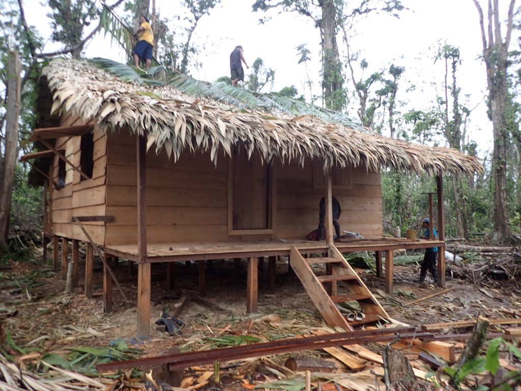 A new ranger station built in the Indio Maíz Biological Reserve after Hurricane Otto. (Photo by Allen Clair Duncan)
