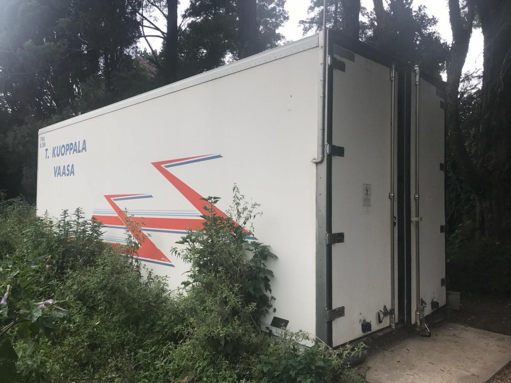 One of the biosecure rescue pod where the frogs at the museum live. (Photo by Chris Jordan, Global Wildlife Conservation)
