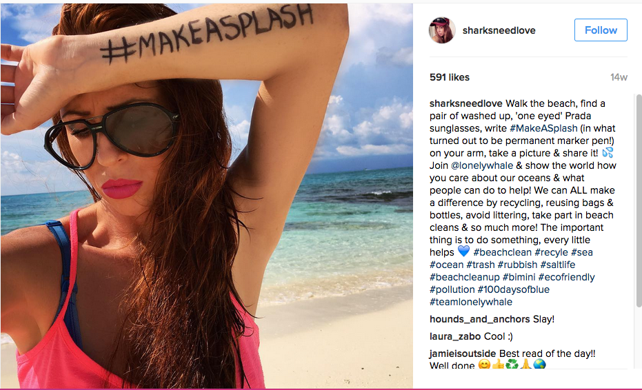 Social media followers join the campaign to #MakeASplash.