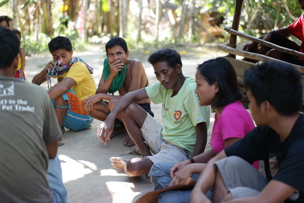 Working with the indigenous Batak people in Cleopatra’s Needle. (Photo courtesy of Jessa Garibay)