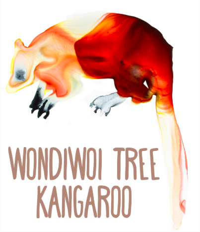 Wondiwoi Tree Kangaroo illustration