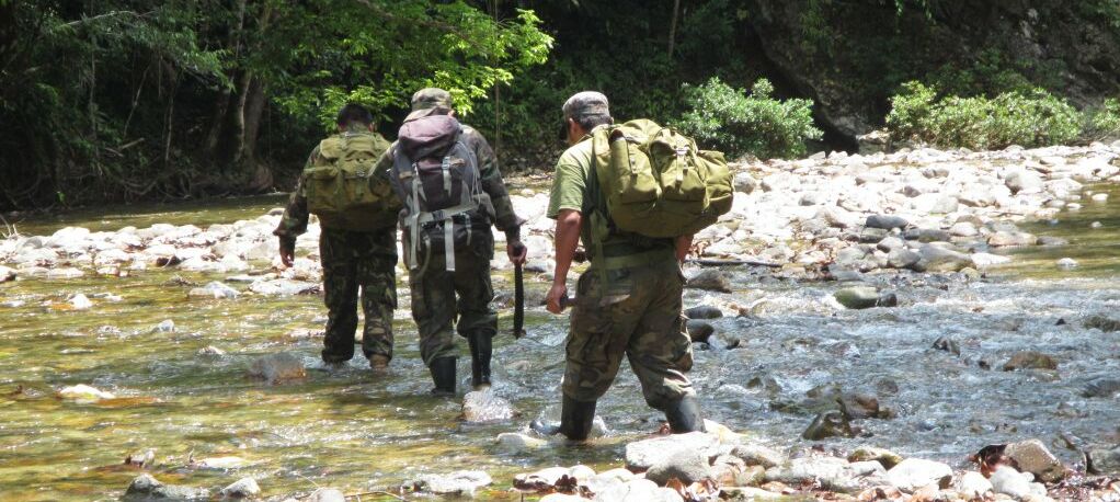 ranger team patrolling in belize