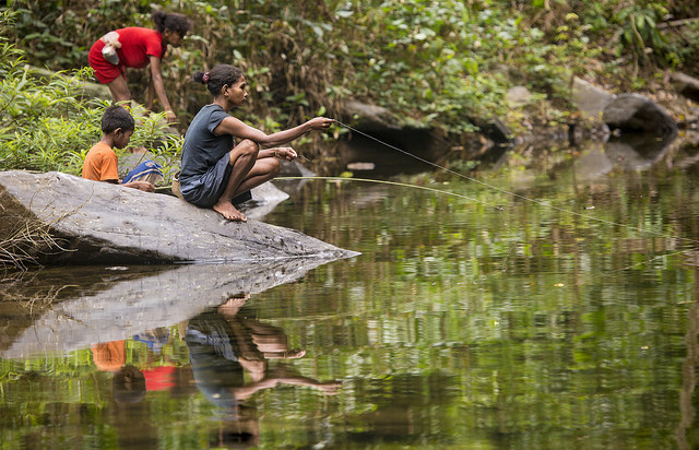 Batak tribe fishing