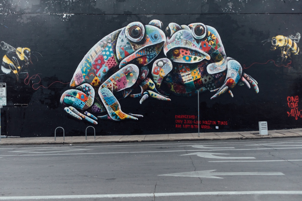 frog mural