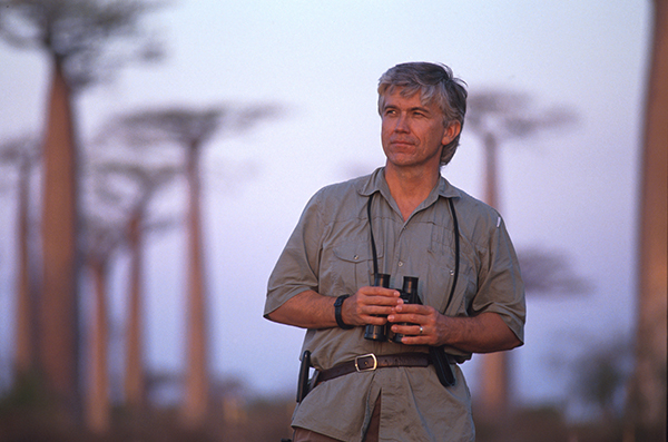 Russ in a baobab forest