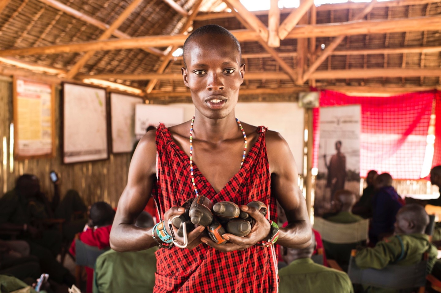 David Kanai, Maasai Warrior and Head of MWCT Simba Scouts Team.