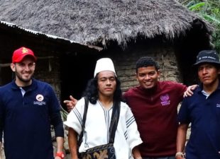 Fundacion Atelopus and members of the Songrome community in Colombia