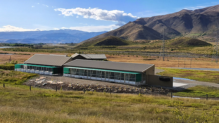 The new brooder room