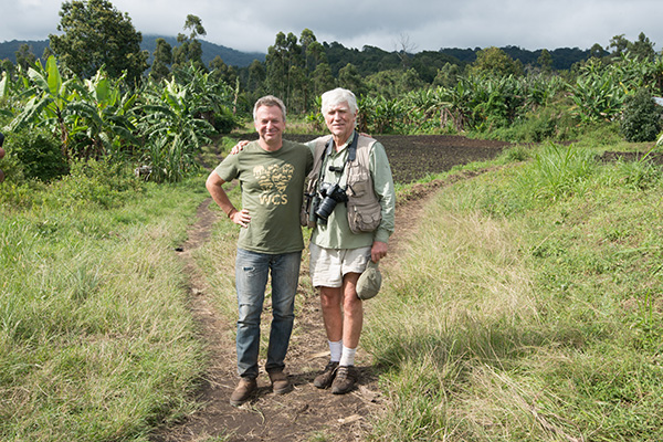 Tim Davenport (left), discovered and described Kipunji Monkeys in Tanzania. Credit: John C. Mittermeier